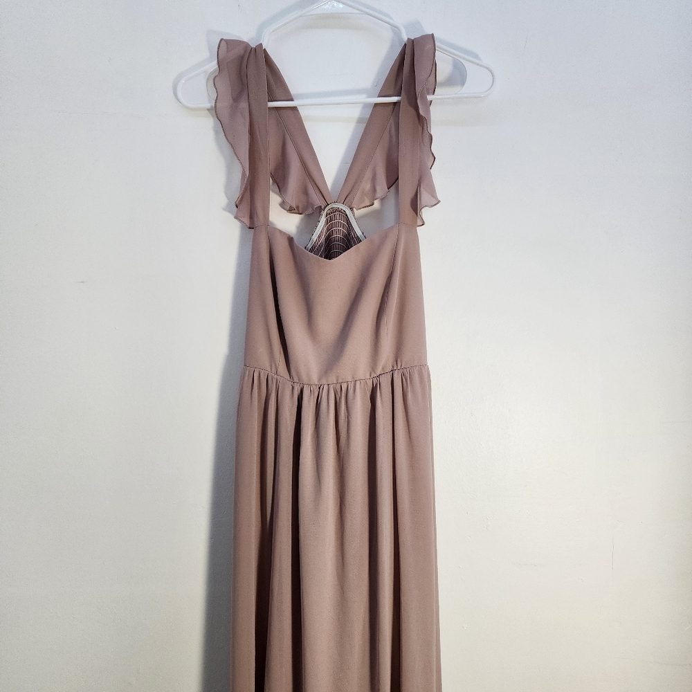 Show Me Your Mumu NWT Size Large Elegant Beige Dress